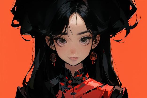 What color is Nezuko hair 