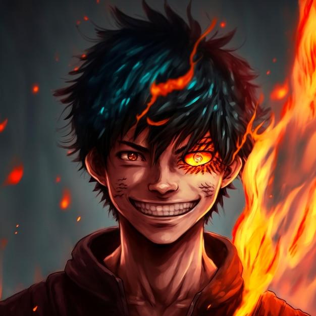 What is Dabi's eye color 