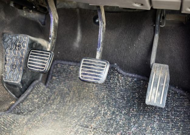 Which pedal is the clutch 